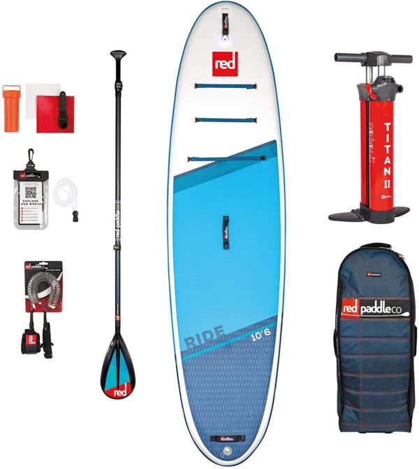 Red Paddle co SUP board set ride 10.6