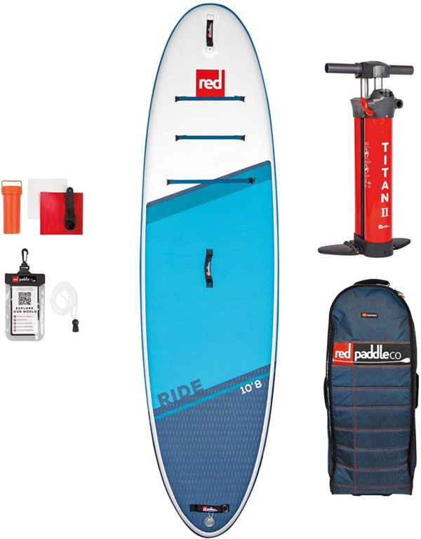 Red Paddle co SUP board set ride 10.8