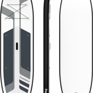 LifeGoods SUP Board - Luxe Set - met Zitje - Opblaasbaar Paddle Board - Max. 135KG - 320x81cm - Wit